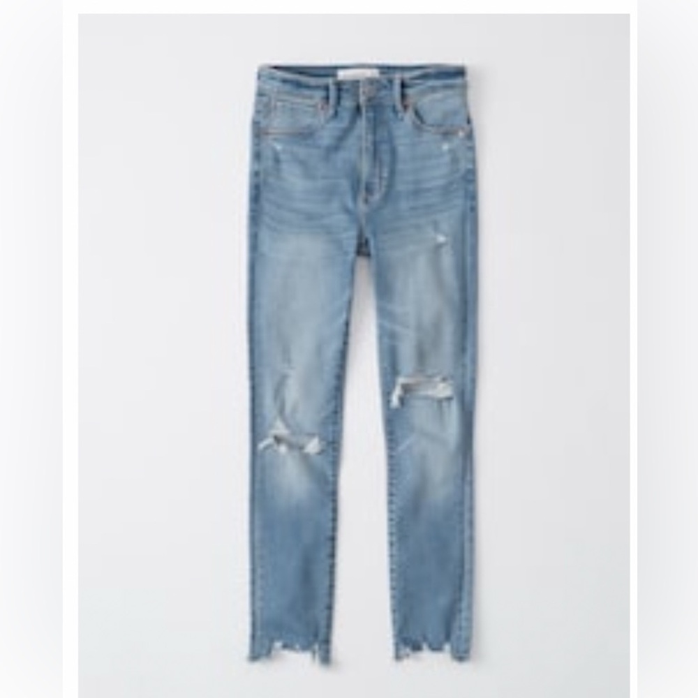 Abercrombie & Fitch High Rise Super Skinny Ankle Jeans Size 26S